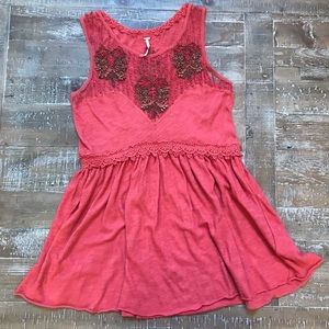 Free People Beaded Tank Top